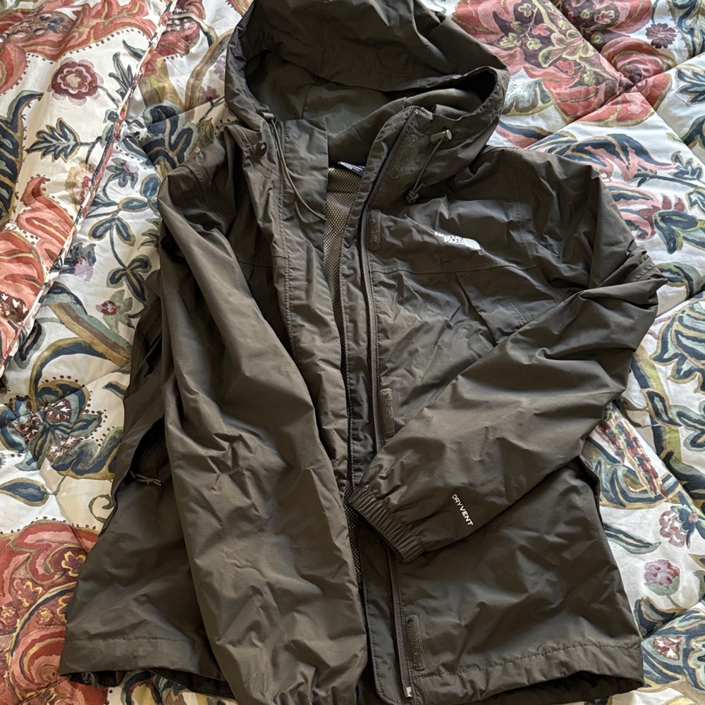 The North Face Olive Rain Jacket